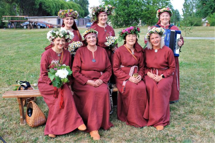 Folkloras kopa "Saulgani" 2023.gadā.